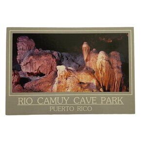 Vintage Postcard Rio Camuy Cave Park Puerto Rico Non Topographical Postcard u
